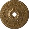 Ekena Millwork Vaduz Ceiling Medallion (Fits Canopies up to 3 1/2"), 23 1/2"OD x 3 1/2"ID x 2 1/8"P, Pale Gold CM23VAPAS - alternate 1